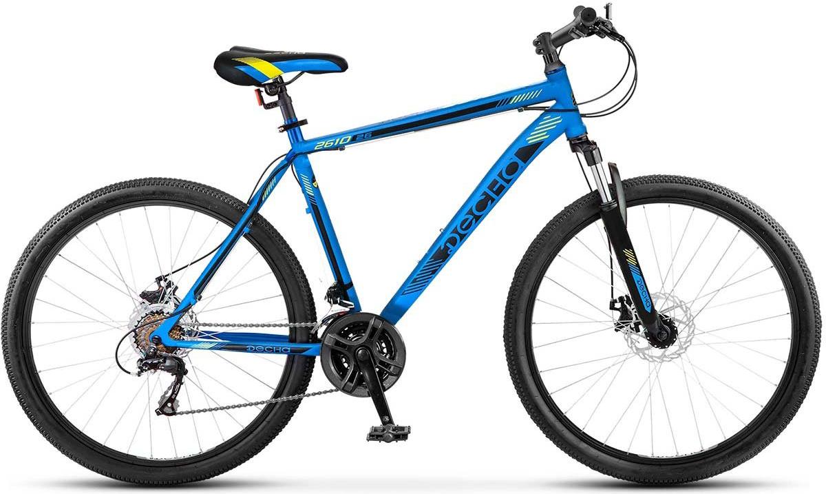 

Велосипед Десна 2610 MD 26" V010 рама 20 дюймов синий/черный [LU088621, LU075803], 2610 MD 26" V010 20"