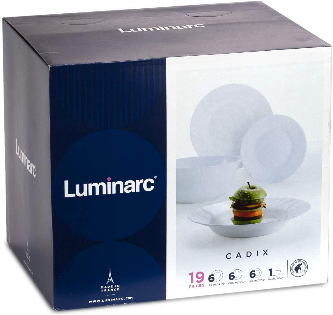 

Столовый сервиз Luminarc Cadix [L0300], Cadix 19 предметов