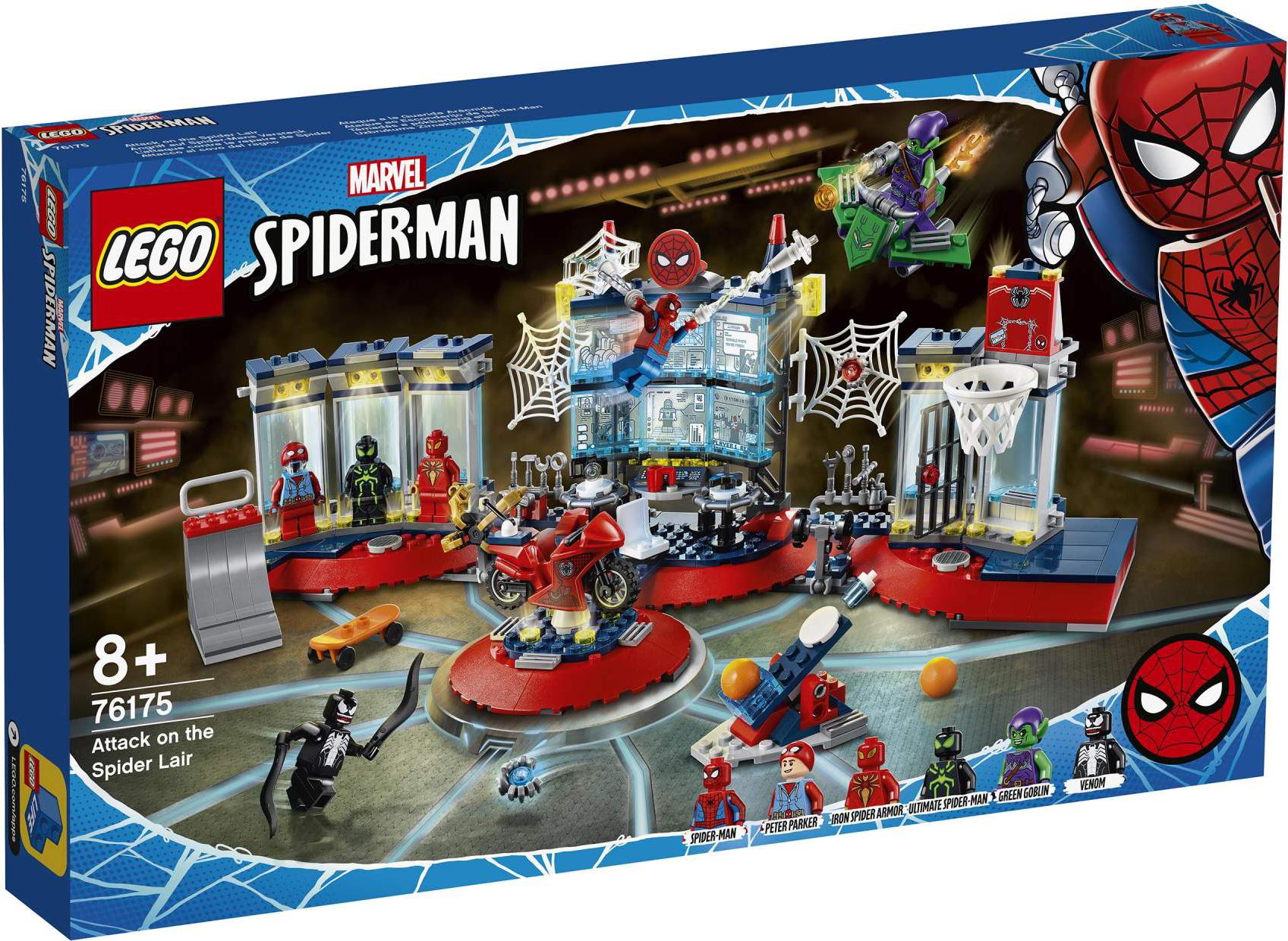 

Конструктор LEGO Super Heroes Нападение на мастерскую паука [76175], Super Heroes Нападение на мастерскую паука