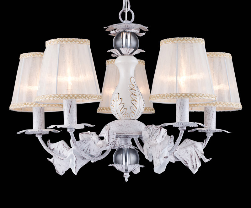 

Подвесная люстра Natali Kovaltseva Люстра 5 x E14, 40W, [LADY 70043-5C WHITE GOLD], Люстра 5 x E14, 40W,