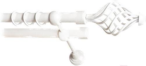 

Карниз Lm Decor Вираж 098 2р гладкий 25/19мм 2м белое глянец, Вираж 098 2р гладкий 25/19мм 2.0м