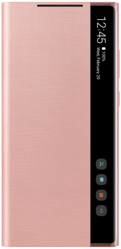 

Чехол для телефона Samsung Smart Clear View Cover для Note20 Bronze [EF-ZN980CAEGRU], Smart Clear View Cover для Note20