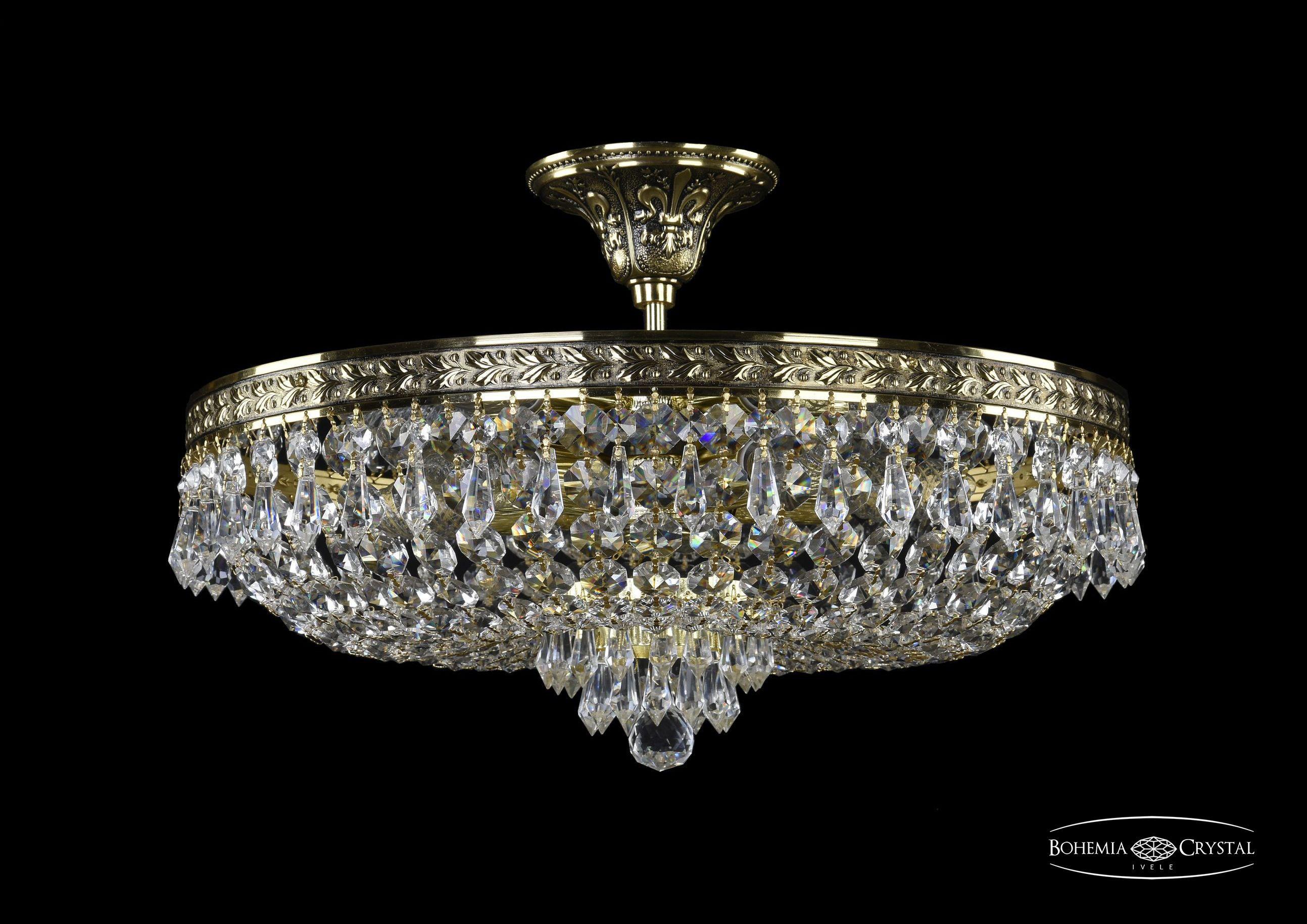 

Люстра на штанге Bohemia Ivele Crystal 19271/45IV GB