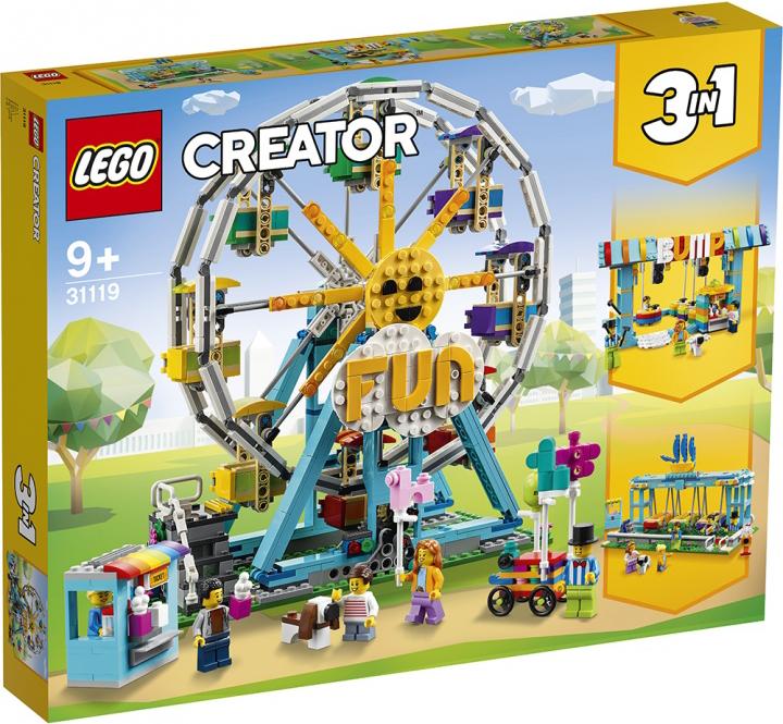 

Конструктор LEGO CREATOR Колесо обозрения [31119], CREATOR Колесо обозрения