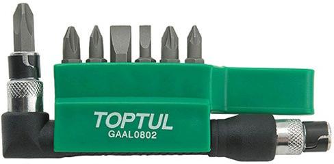 

Набор оснастки Toptul GAAL0802 (8 предметов), 1/4 30мм 8шт