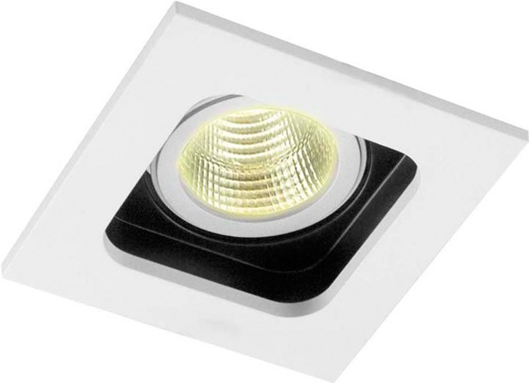 

Встраиваемый точечный светильник Donolux DL18614/01WW-SQ White/Black