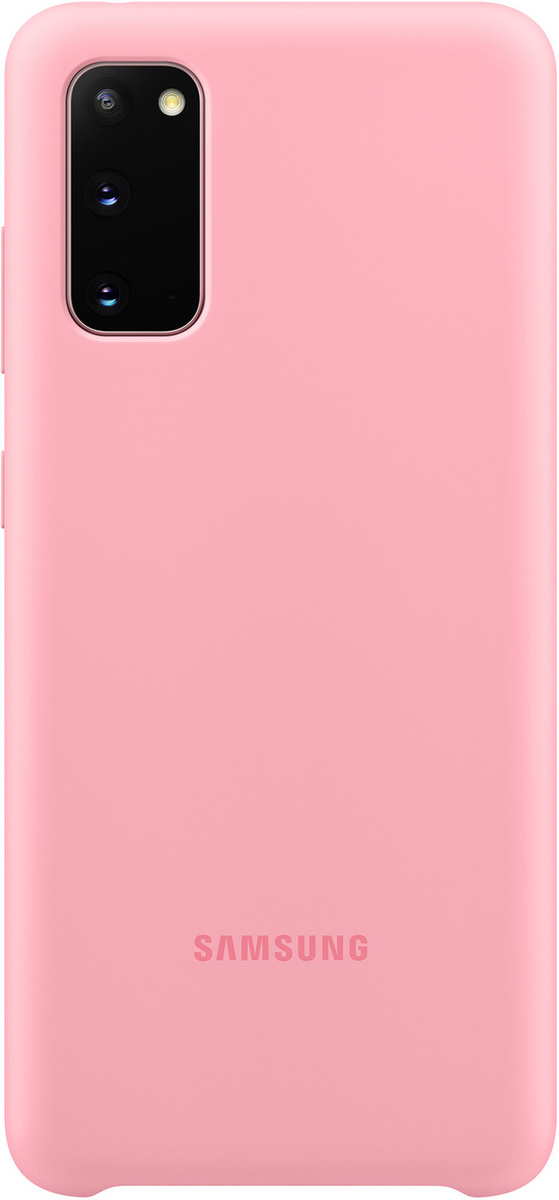 

Чехол для телефона Samsung Silicone Cover для S20 Pink, Silicone Cover для S20