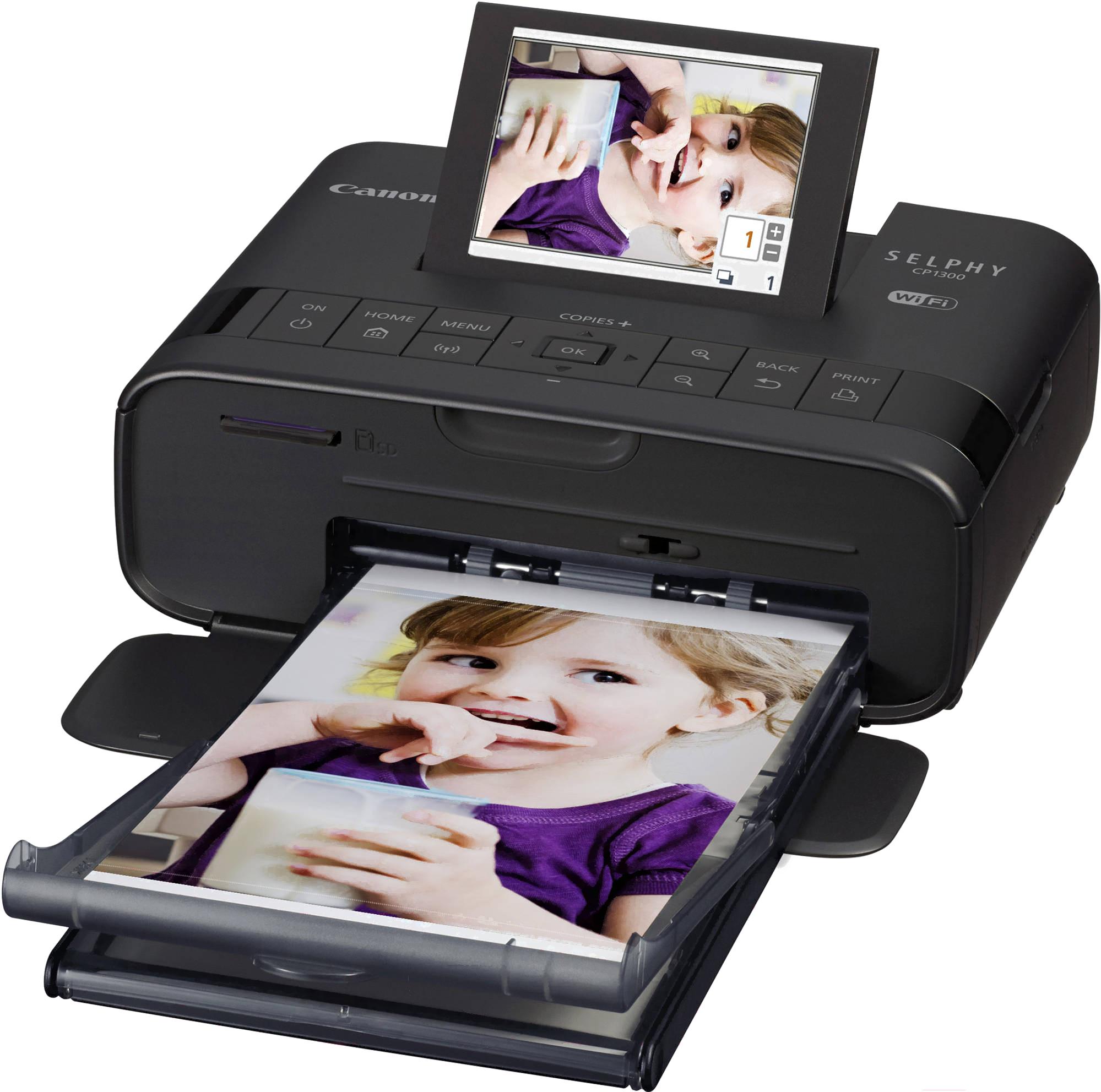 

Фотопринтер Canon SELPHY CP1300 (черный), Selphy CP1300