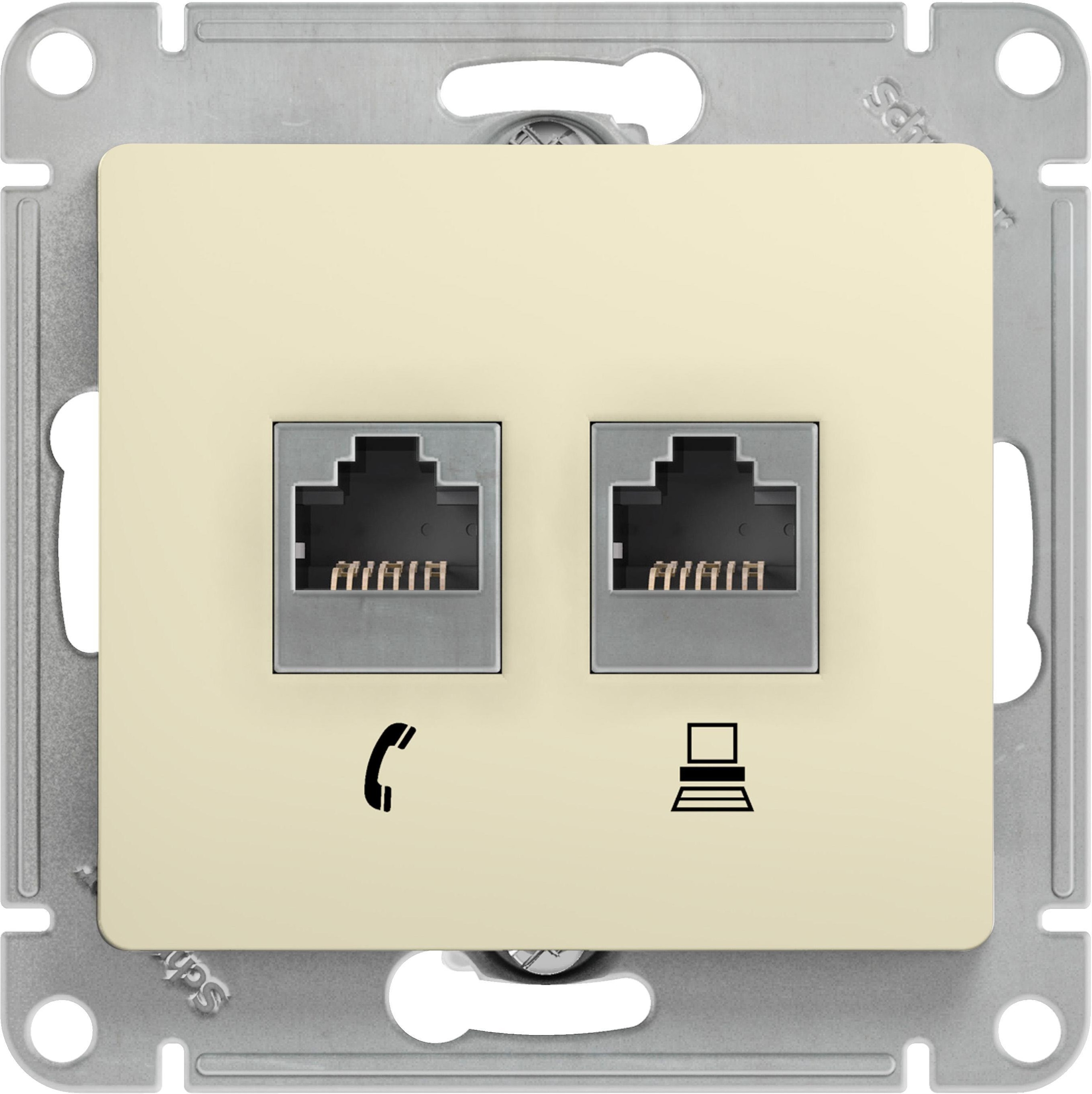 

Розетка Schneider Electric Glossa GSL000285