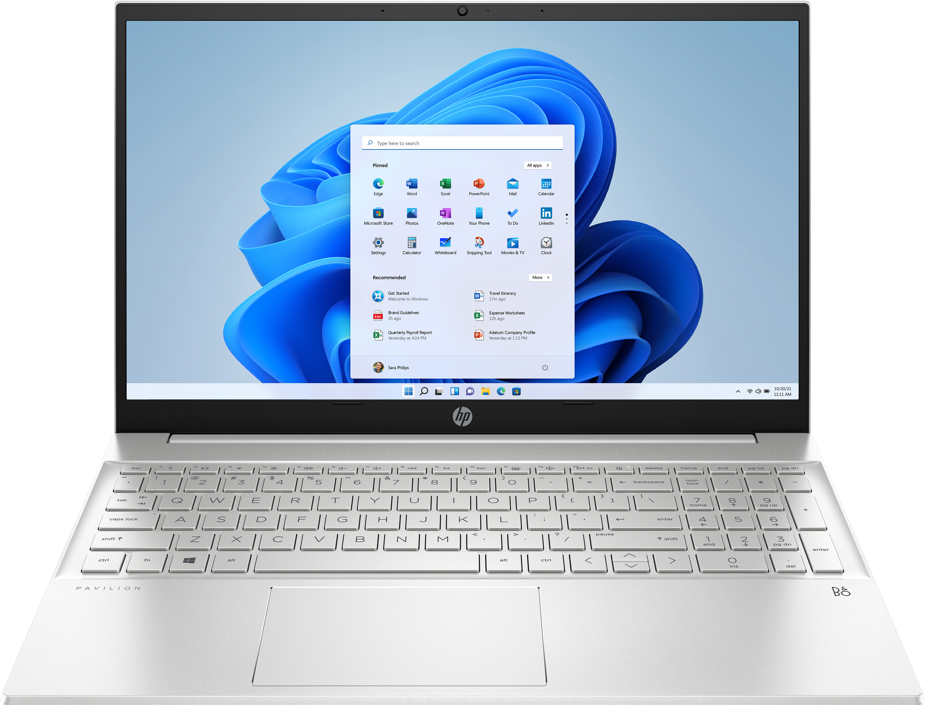 

Ноутбук HP Pavilion 15-eg2175nw серебристый (714A5EA)