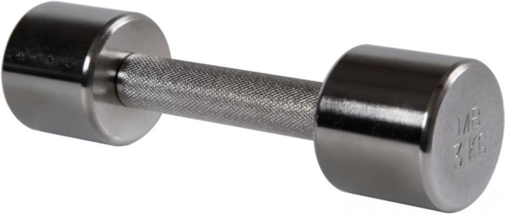 

Гантель хромированная MB Barbell 3 кг [MB-FitM-3], хромированная 3 кг
