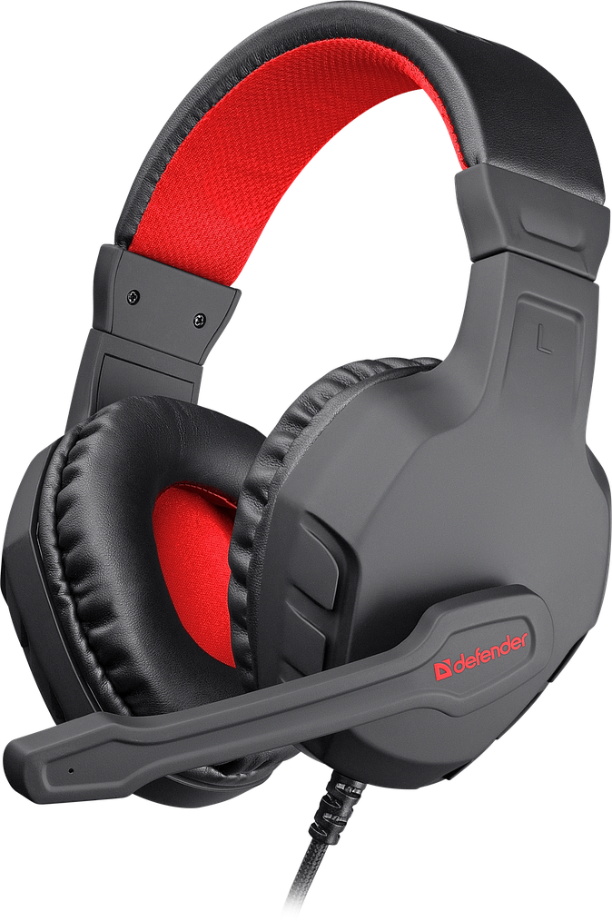 

Наушники Defender Gaming Cujo Black/Red [64505], Наушники Defender Gaming Cujo 64505 Black/Red