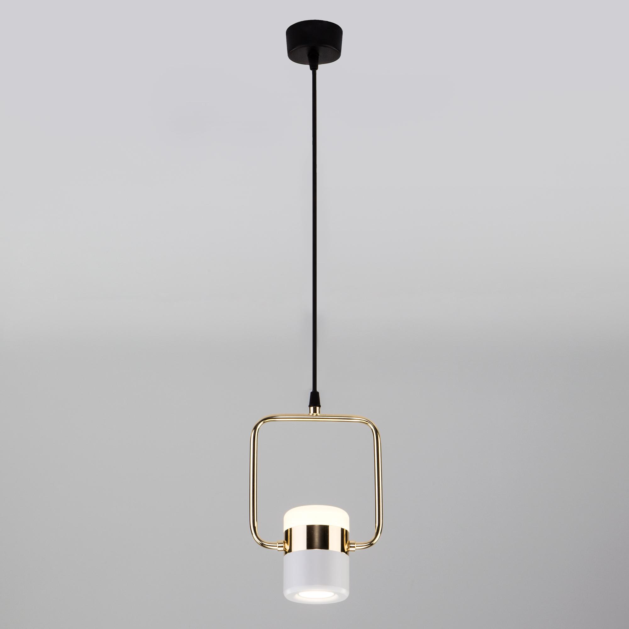 

Подвесной светильник Eurosvet 50165/1 LED золото/белый