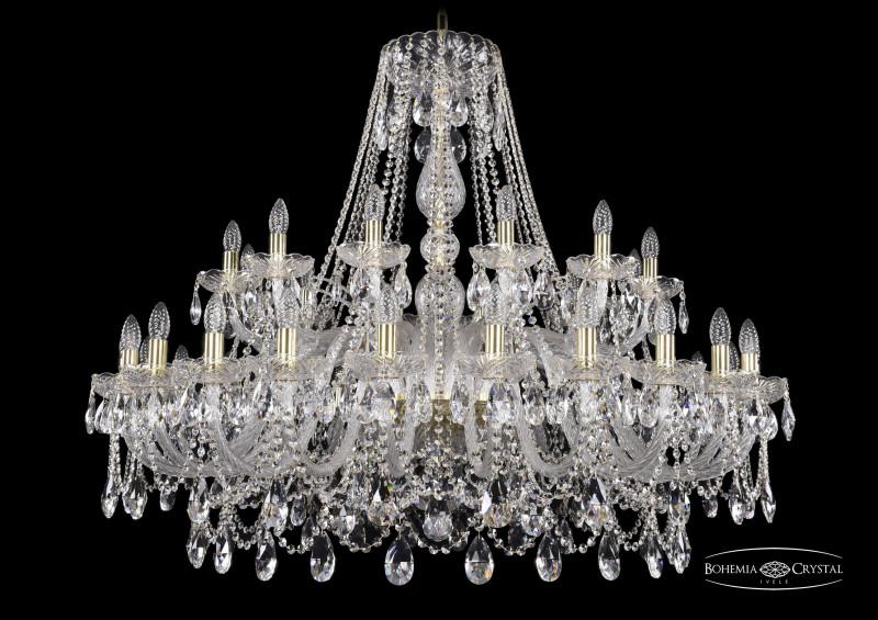 

Подвесная люстра Bohemia Ivele Crystal 1411/24+12/460/G