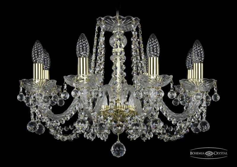 

Подвесная люстра Bohemia Ivele Crystal 1402/8/195/G/Balls