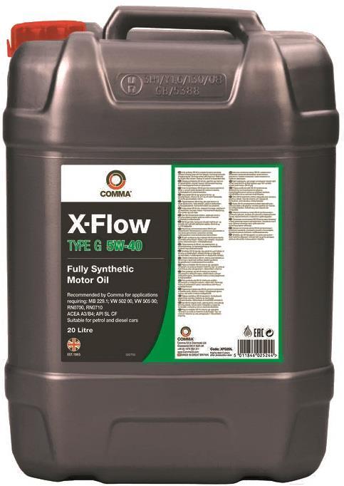 

Моторное масло Comma X-Flow Type G 5W40 20л [XFG20L], Моторное масло Comma X-Flow Type G 5W40 20л XFG20L