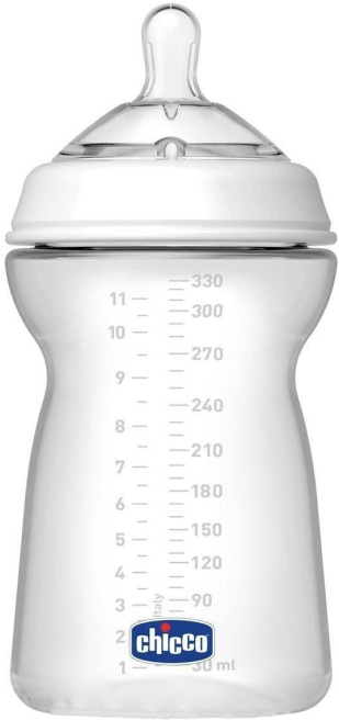 

Бутылочка для кормления Chicco Natural Feeling 00080737000050 (330 мл, белый)