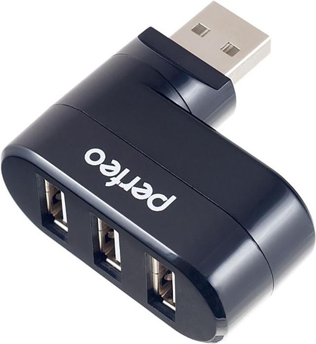 

USB-хаб Perfeo PF-VI-H024 черный, PF-VI-H024