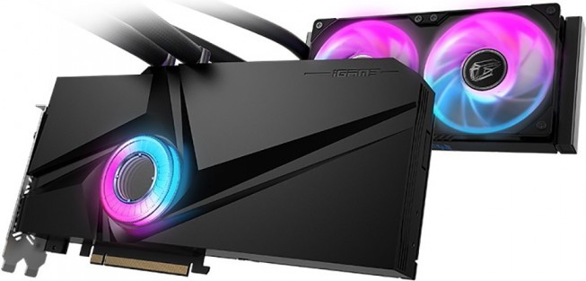 

Видеокарта Colorful iGame GeForce RTX 3070 Neptune OC LHR-V