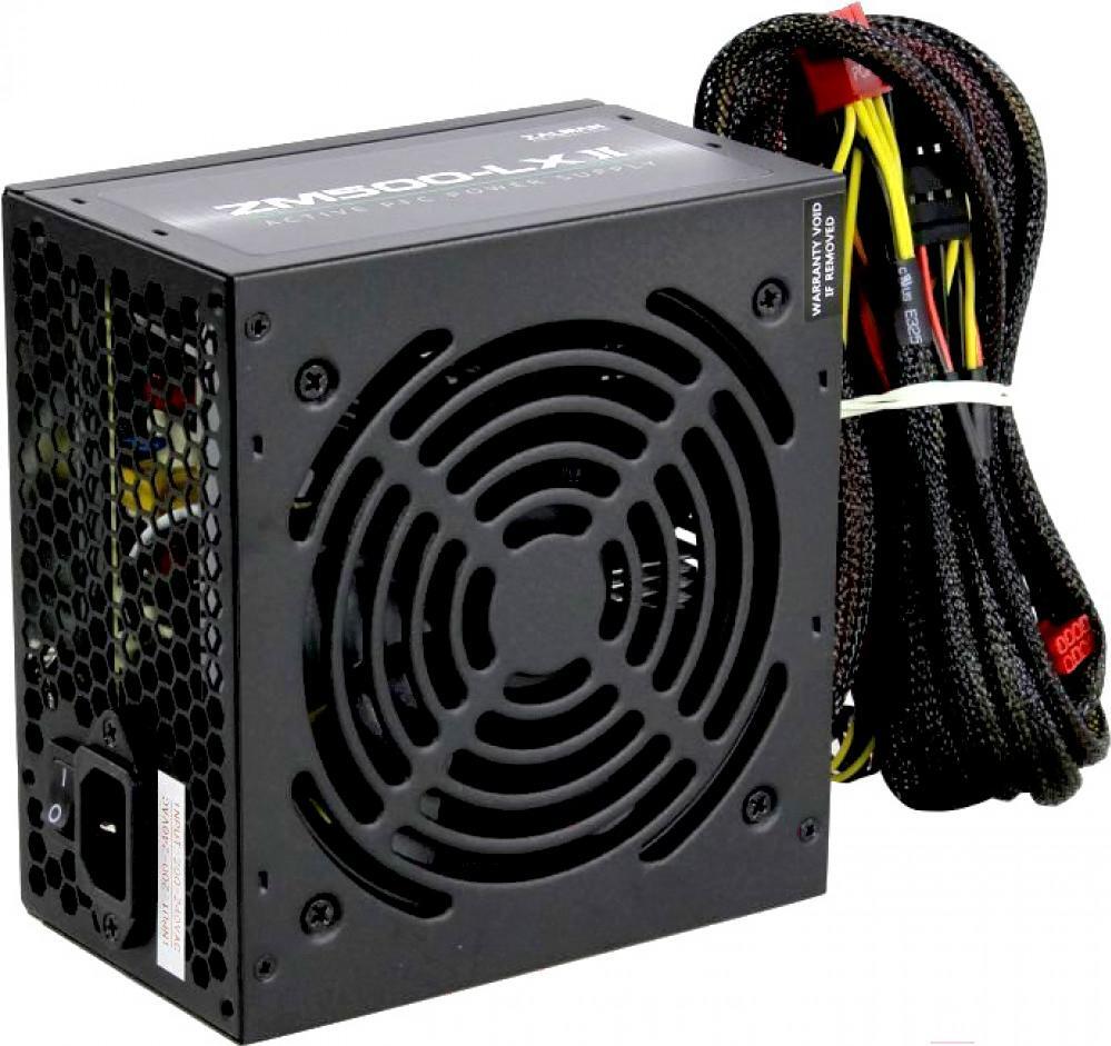 

Блок питания Zalman ZM500-LXII 500W, Блок питания Zalman ZM500-LXII