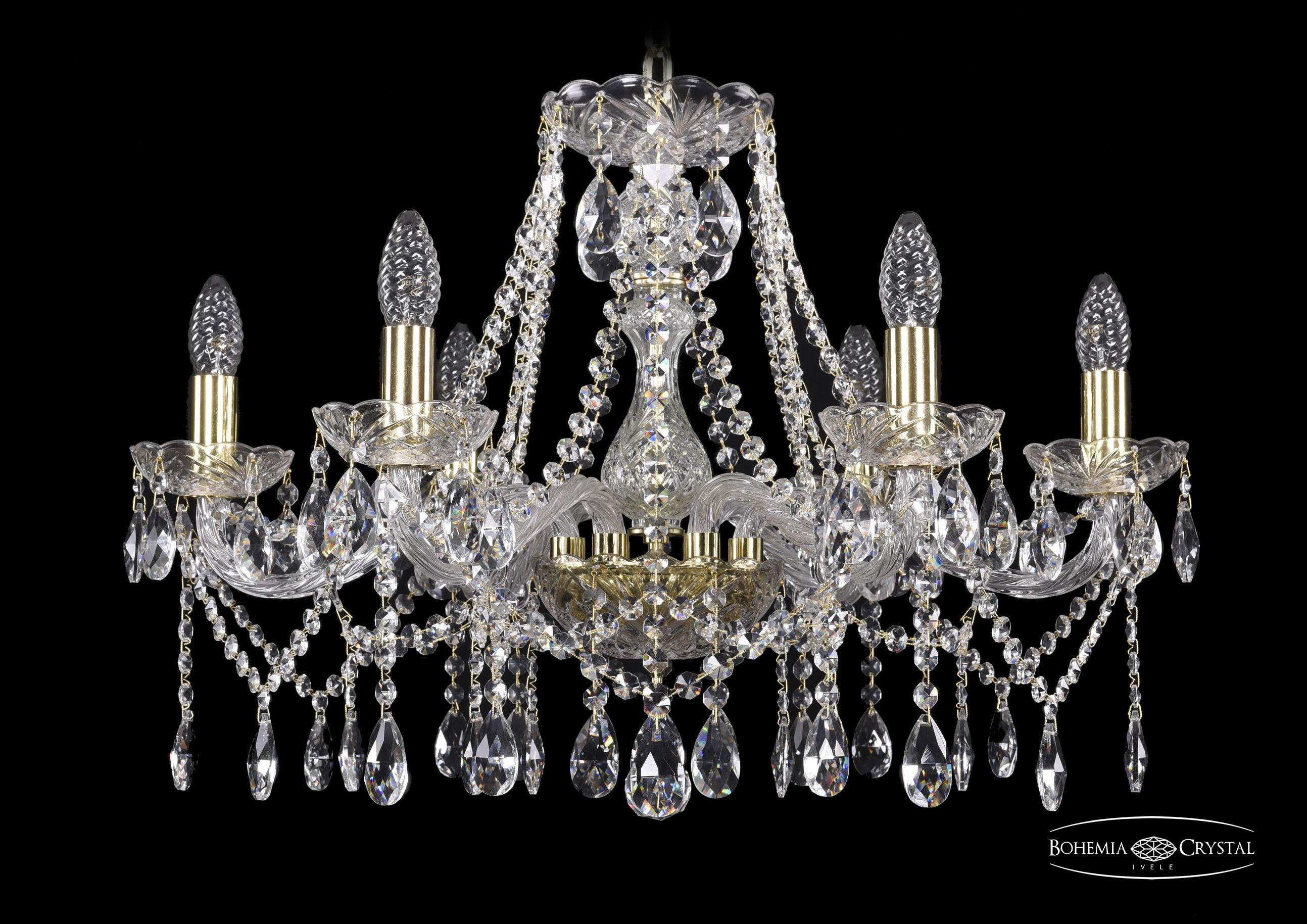 

Подвесная люстра Bohemia Ivele Crystal 1413/6/220/G