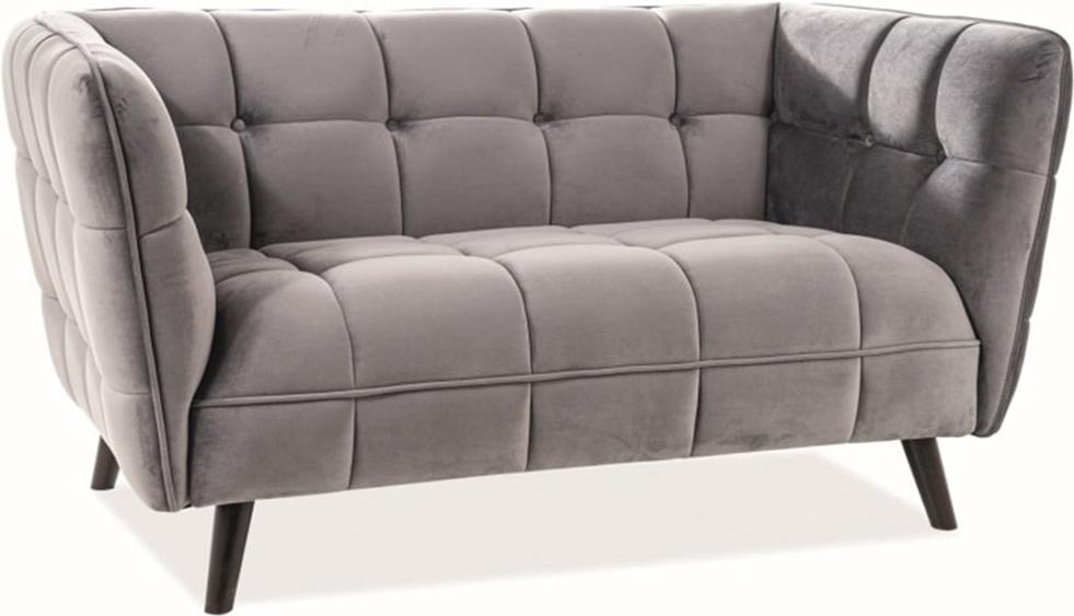 

Диван Signal Castello Velvet 2 Bluvel14 /серый, Castello Velvet 2 Bluvel14