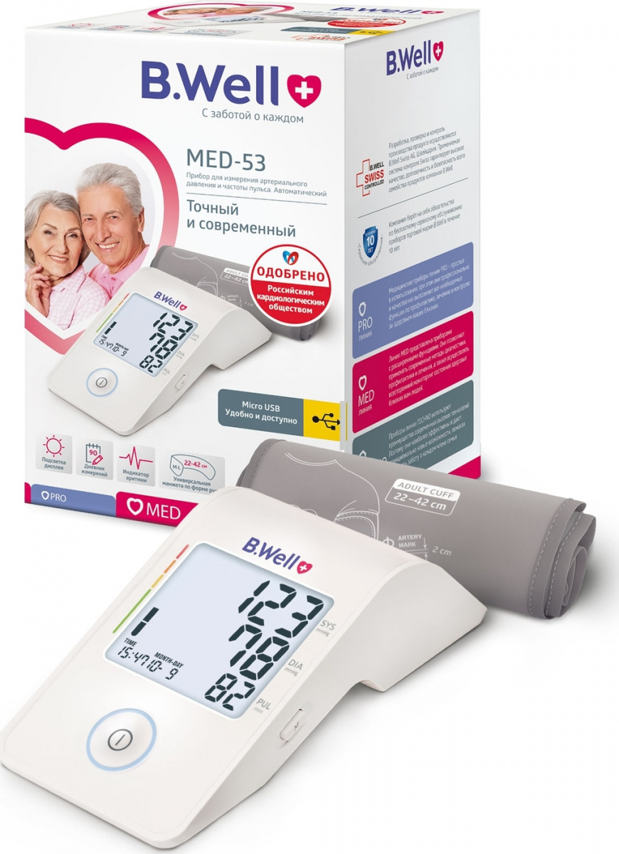 

Тонометр B.Well MED-53, Тонометр B.Well MED-53 ad