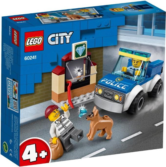 

Конструктор LEGO CITY 60241 Полицейский отряд с собакой, CITY Полицейский отряд с собакой