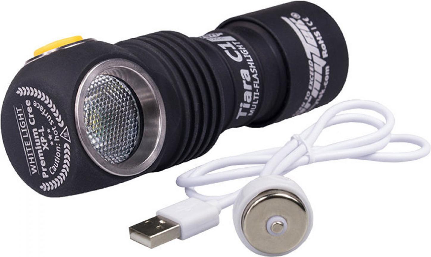

Фонарь Armytek Tiara C1 Pro XP-L Magnet USB белый свет + 18350 Li-Ion [F05301SC], Tiara C1 Pro XP-L Magnet USB белый свет + 18350 Li-Ion