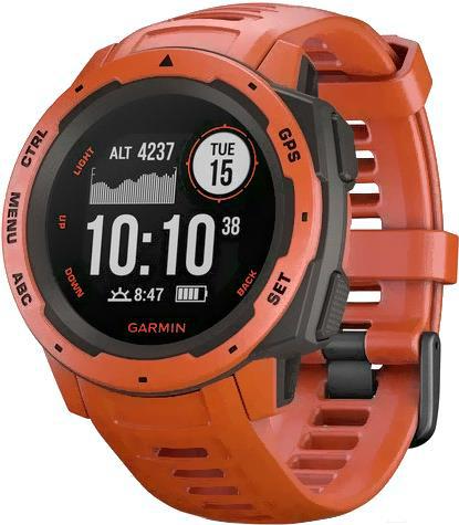 

Умные часы Garmin Instinct красный, Instinct