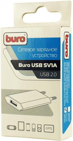 

Зарядное устройство Buro TJ-164w 1A белый [TJ-164W], TJ-164w 1A