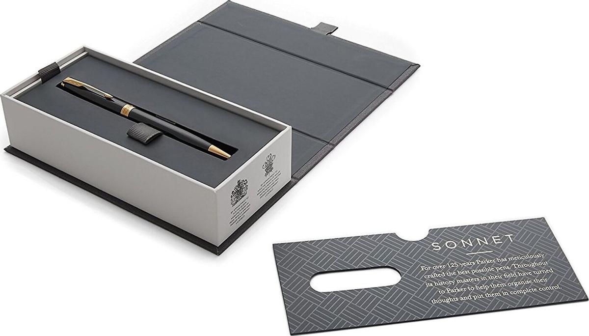 

Ручка шариковая Parker Sonnet Core K530 GT M черные чернила коробка Black [1931497], Ручка шариковая Parker Sonnet Core K530 GT M черные чернила коробка 1931497 Black