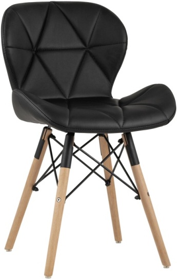 

Стул Stool Group Бон экокожа черный [DC-19122601 black], Стул Stool Group Бон экокожа DC-19122601 black черный