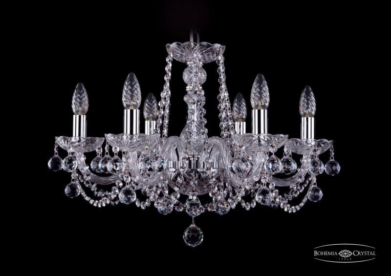 

Подвесная люстра Bohemia Ivele Crystal 1402/6/195/Ni/Balls