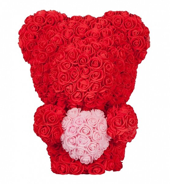 

Сувенир Teddy Rose Bear 8021 40cm Red, 8021 40cm
