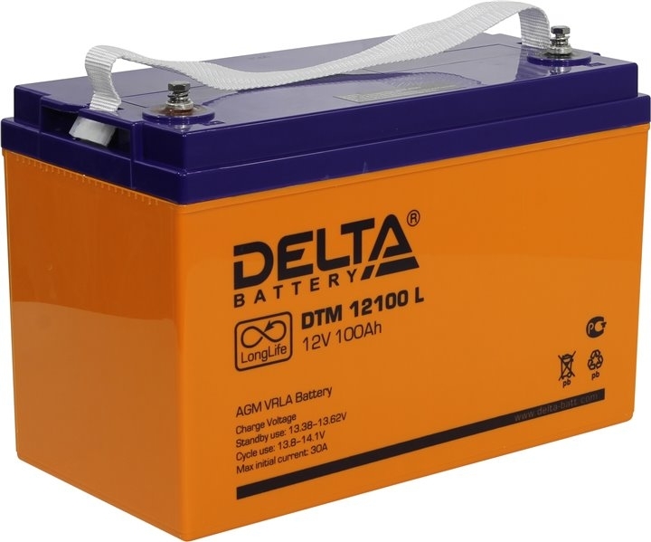 

Аккумулятор для ИБП Delta DTM 12100 L 12V/100Ah