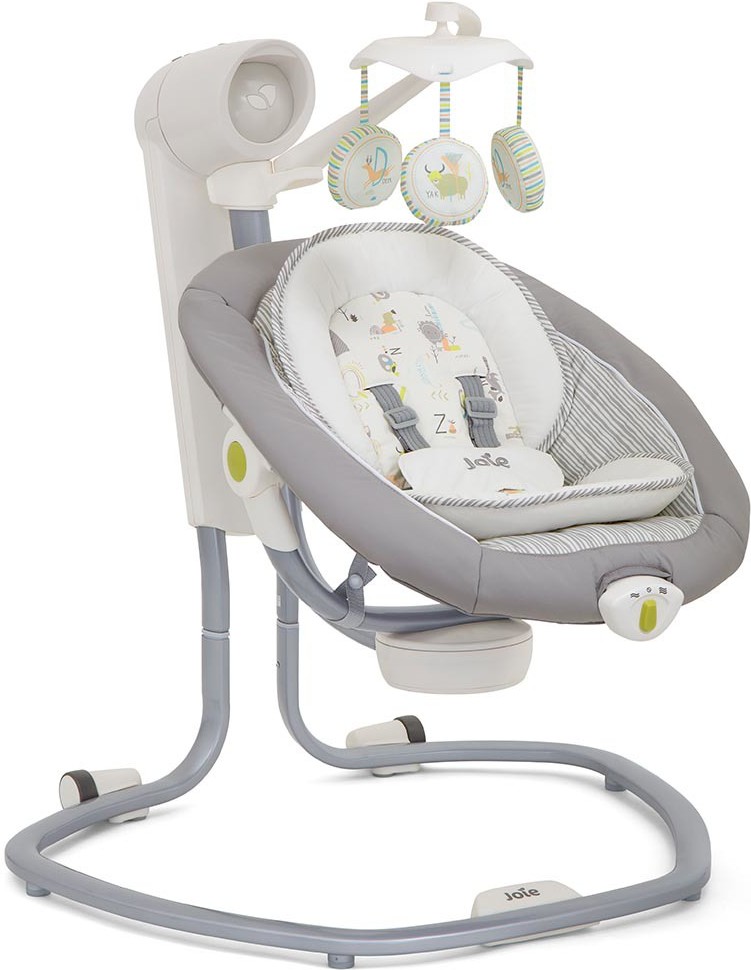 

Качели для новорожденных Joie Serina Swivel natures alphabet