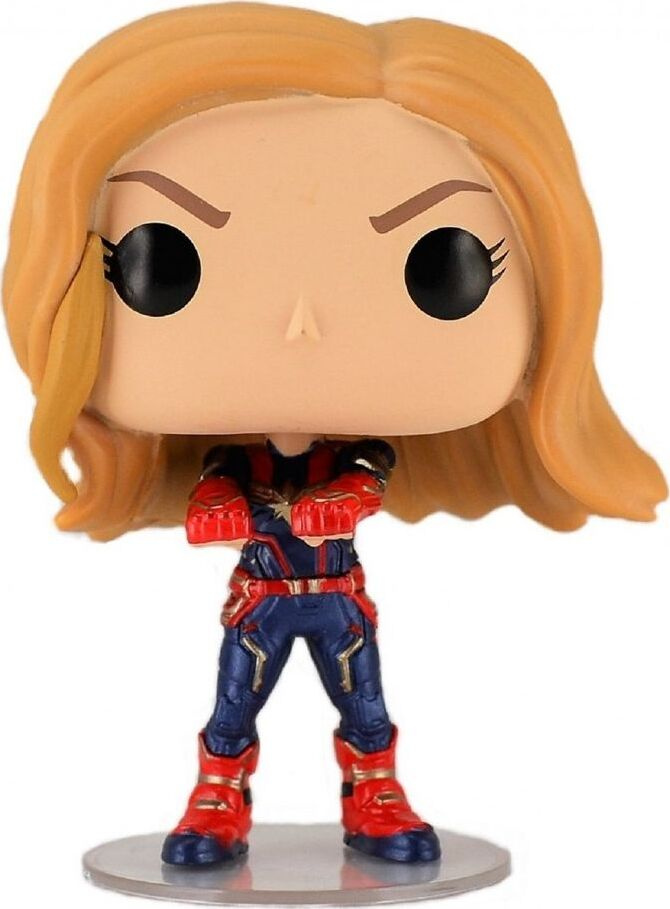 

Игрушка Funko Фигурка POP! Bobble: Marvel: Avengers Endgame: Captain Marvel, Фигурка POP! Bobble: Marvel: Avengers Endgame: Captain Marvel