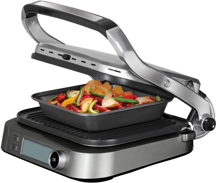

Гриль-духовка Redmond SteakMaster RGM-M816P черный/хром