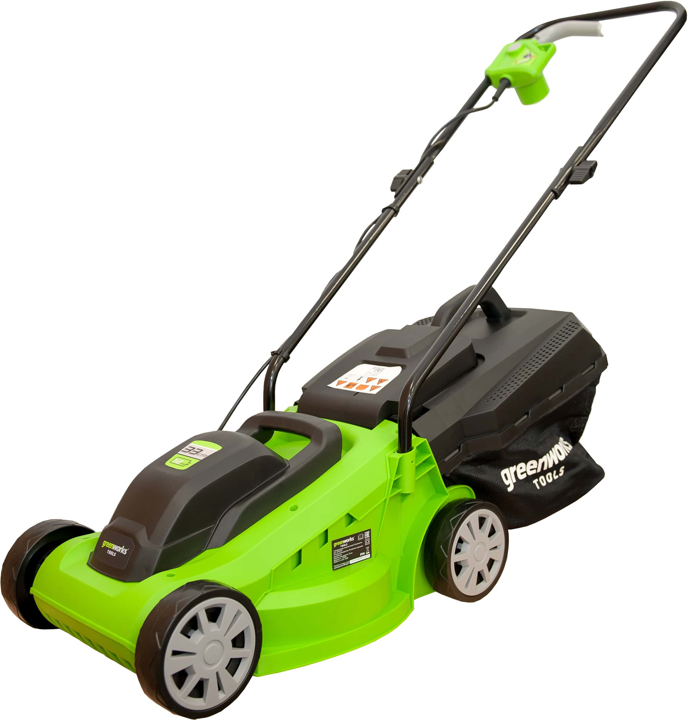 

Газонокосилка электрическая Greenworks GLM1232 [2502207], Газонокосилка Greenworks GLM1232 2502207