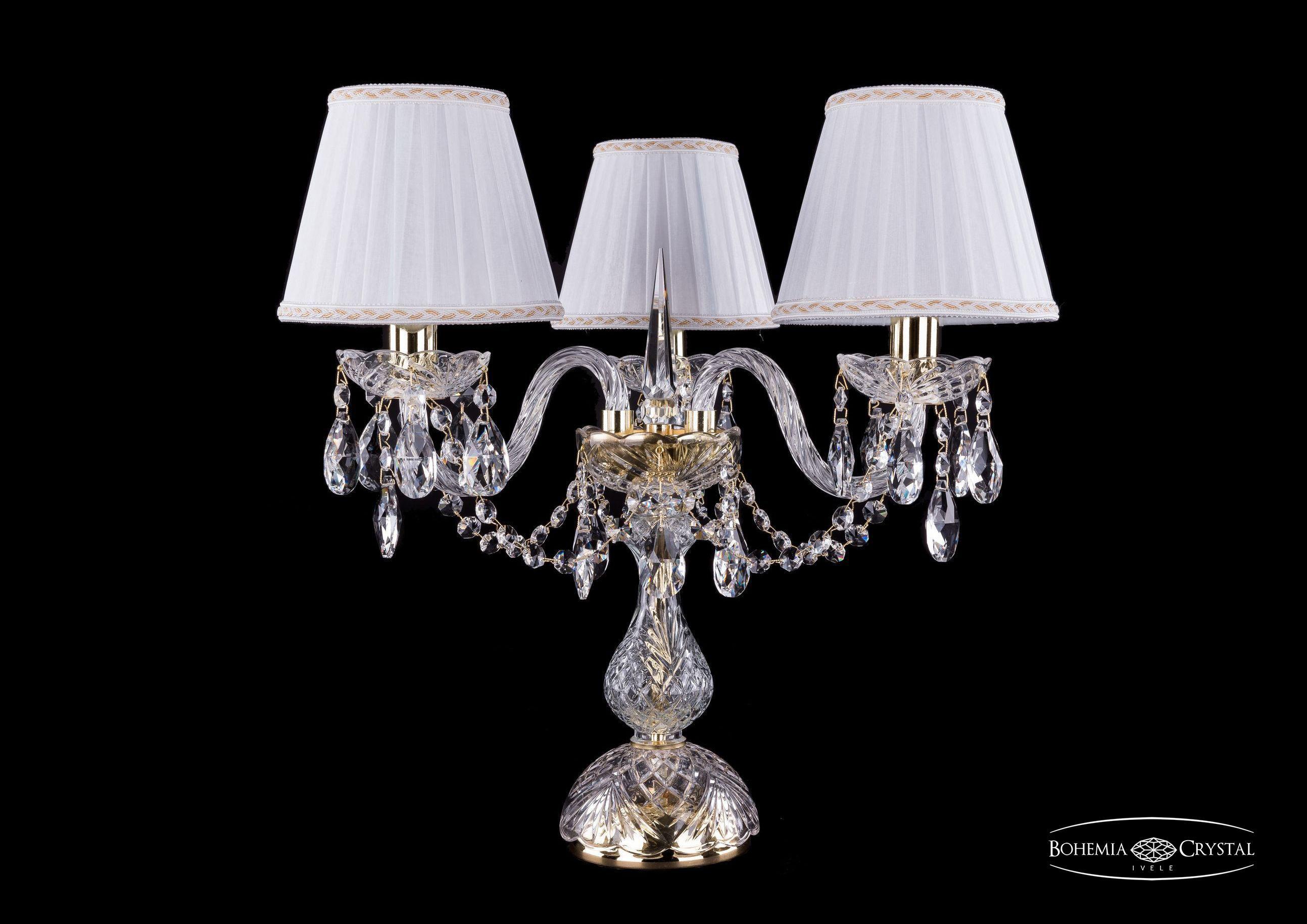 

Подвесная люстра Bohemia Ivele Crystal 1406L/3/141-39/G/SH2a-160, Настольная лампа Bohemia Ivele Crystal 1406L/3/141-39/G/SH2a-160