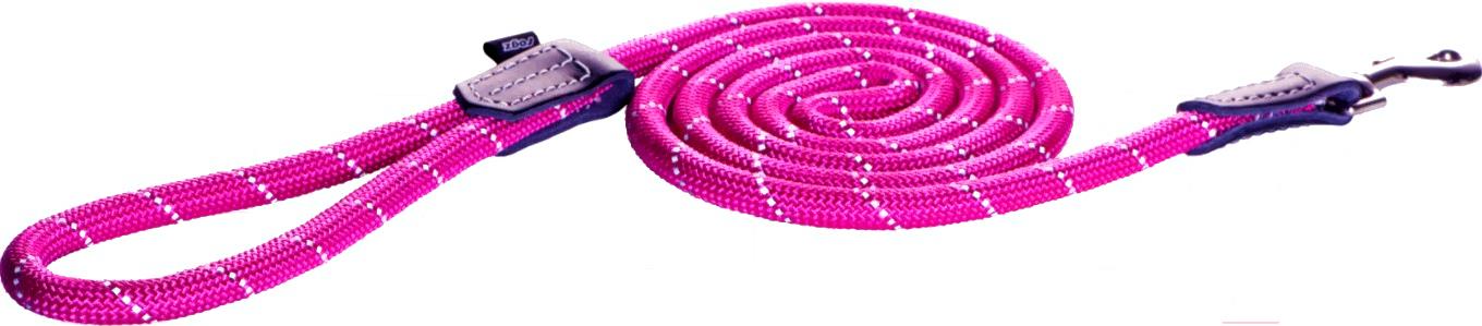 

Ошейник, поводок, намордник Rogz Rope Lijn Lang 9мм розовый, Rope Lijn Lang 9мм