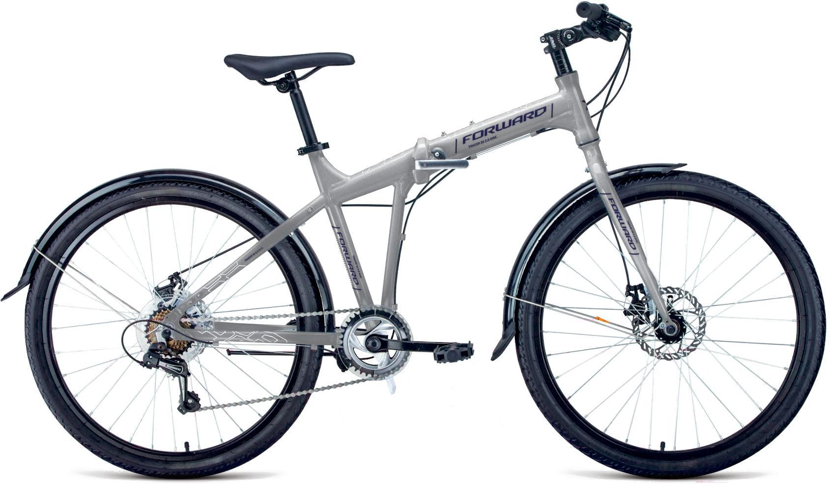 

Велосипед Forward Tracer 26'' 2.0 Disc рама 19 дюймов 2021 серый/синий [1BKW1C467003], Tracer 26 2.0 Disc 2021 19'