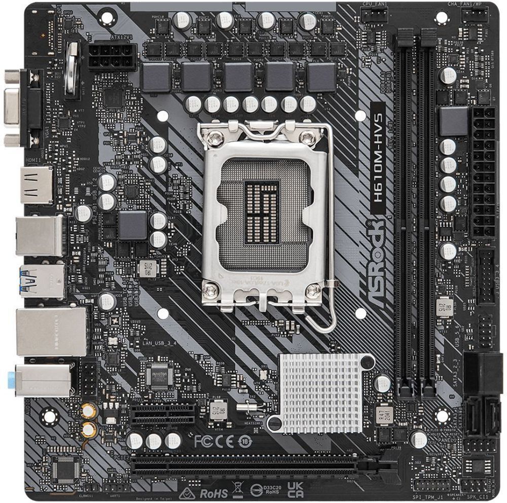 

Материнская плата ASRock H610M-HVS