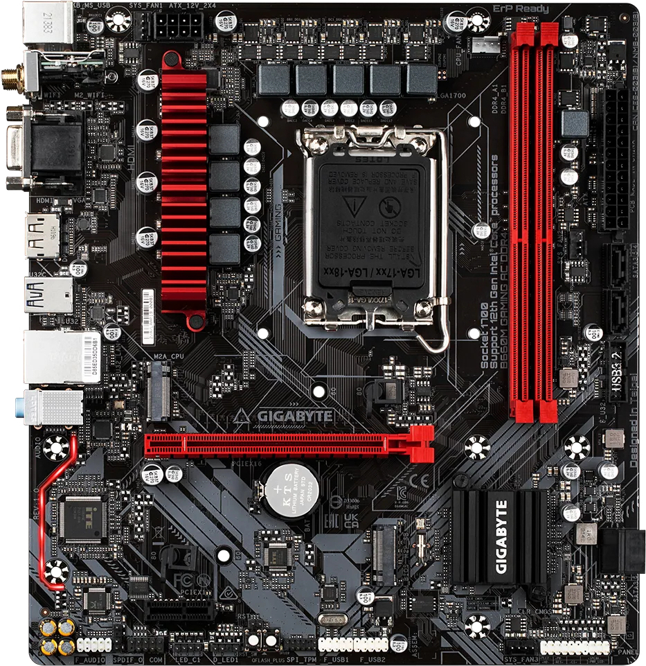 

Материнская плата GigaByte B660M GAMING AC DDR4