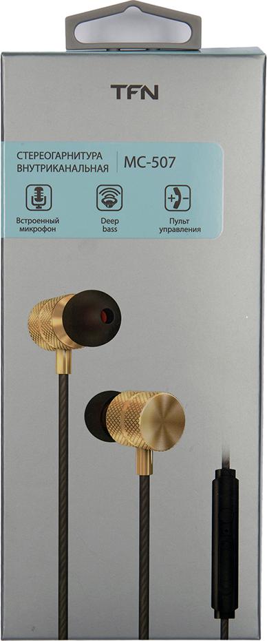 

Наушники TFN MC-507 Gold [TFN-HS-MC507GD], MC-507