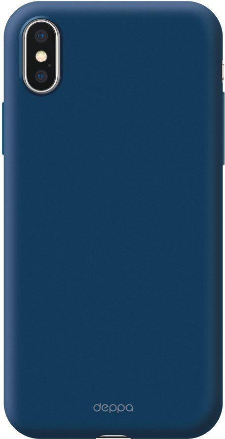 

Чехол для телефона Deppa Air Case для Apple iPhone X/Xs синий [83368], Air Case для Apple iPhone X/Xs