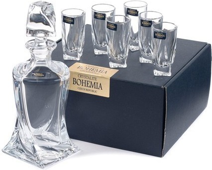 

Графин Crystalite Bohemia Набор QUADRO [2K9/99999/9/99A44/457-7MK], Набор для виски Crystalite Bohemia Набор QUADRO 2K9/99999/9/99A44/457-7MK