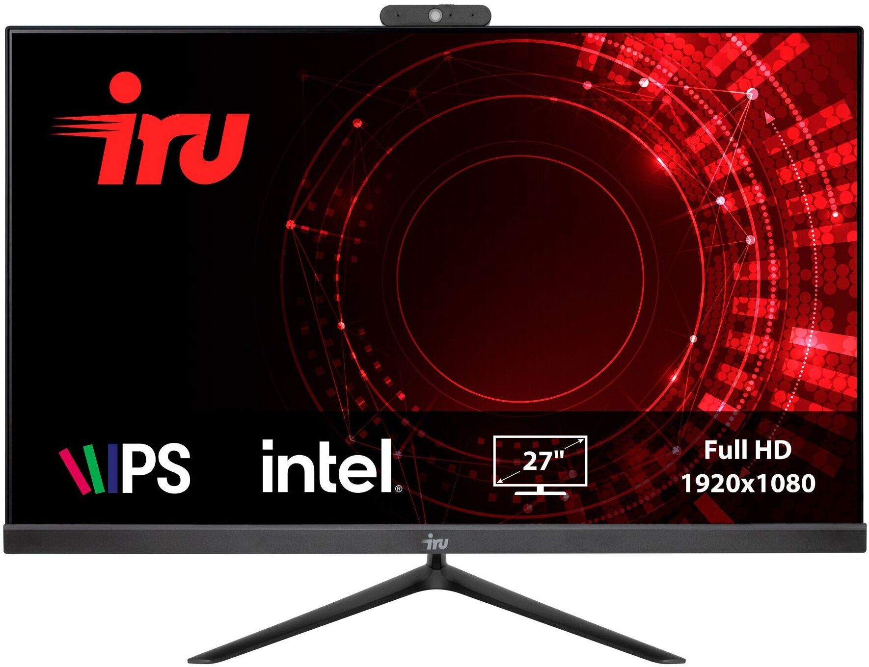 

Моноблок IRU Office 27IH5PA 27 Full HD i5 11400 черный (1866103)