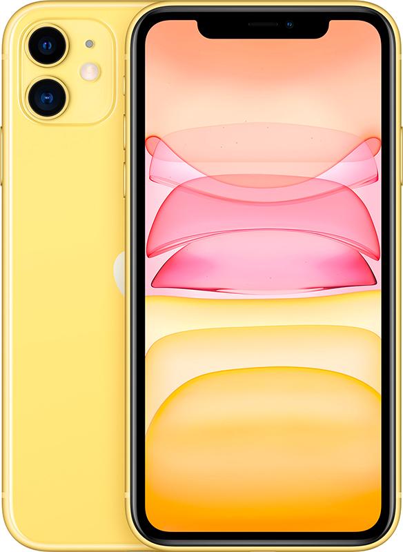 

Мобильный телефон Apple iPhone 11 128GB желтый [MHDL3], iPhone 11 128GB